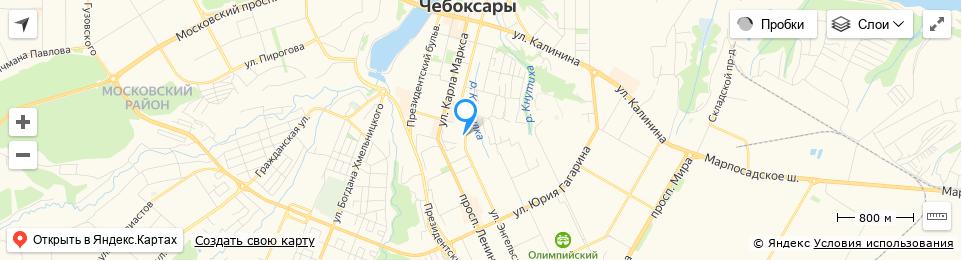 Адрес салона на карте в Хабаровске